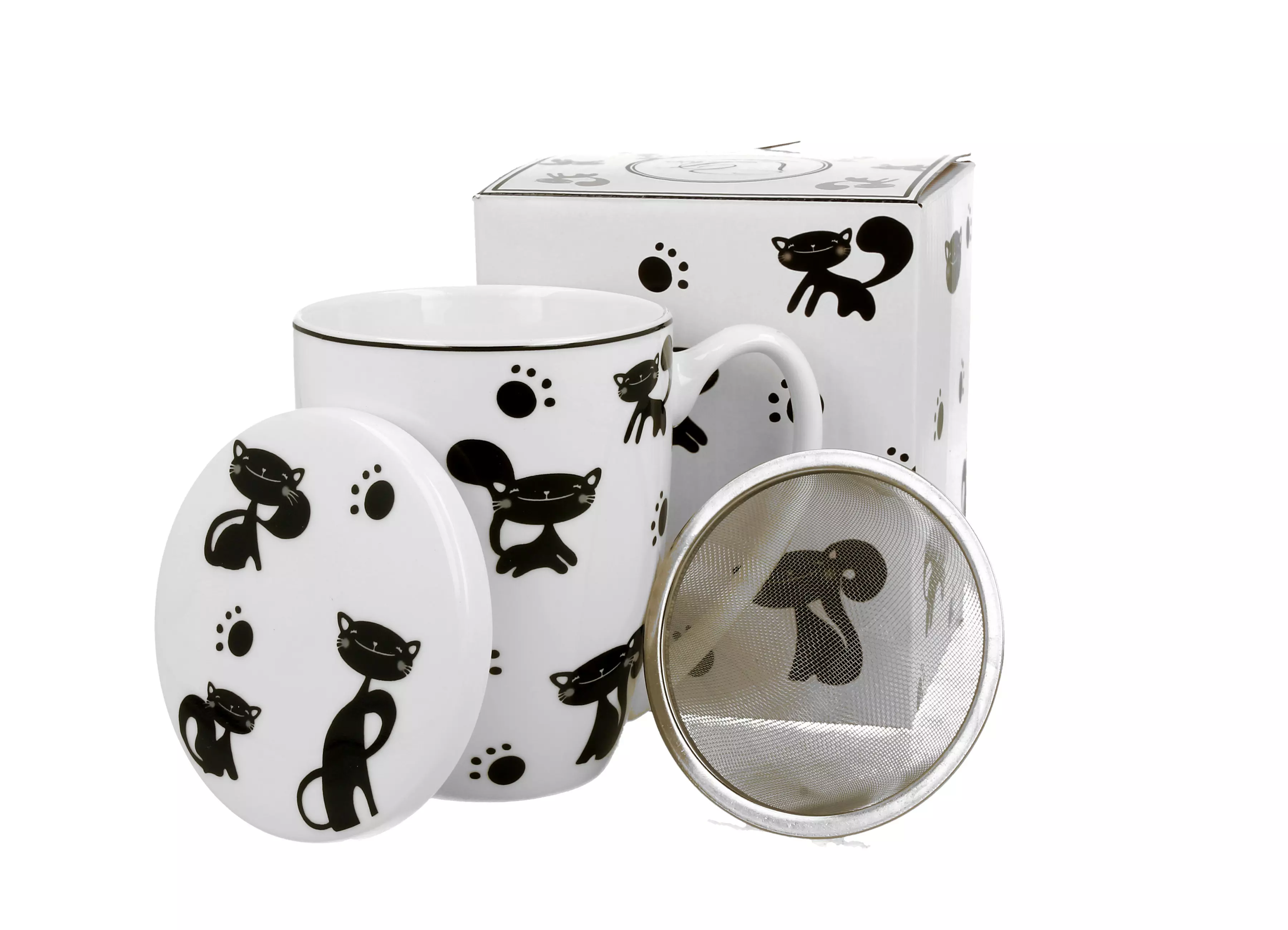 Kubek z zaparzaczem Koty